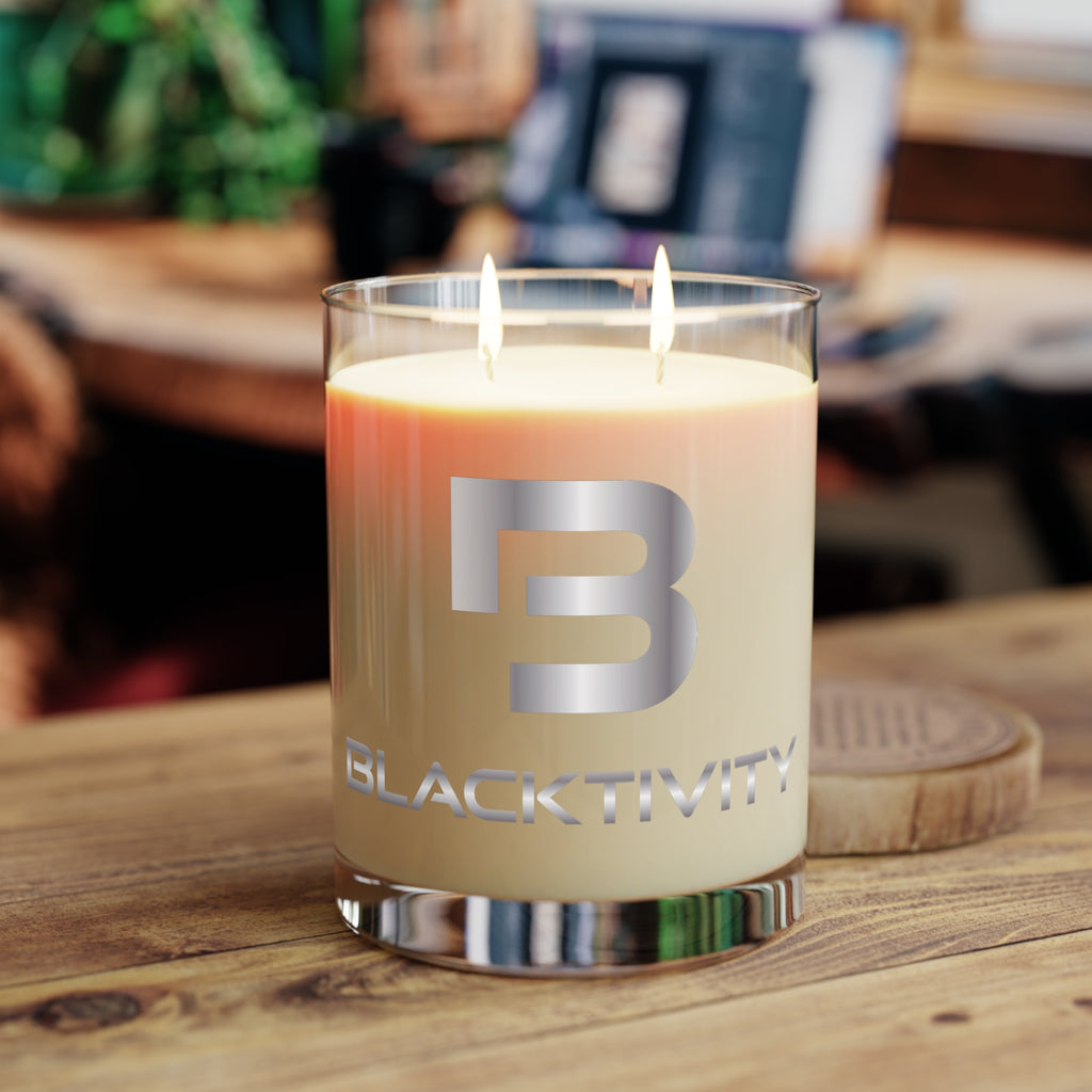 Blacktivity Branded Scented Candle - 11oz Full Glass Soy Candle