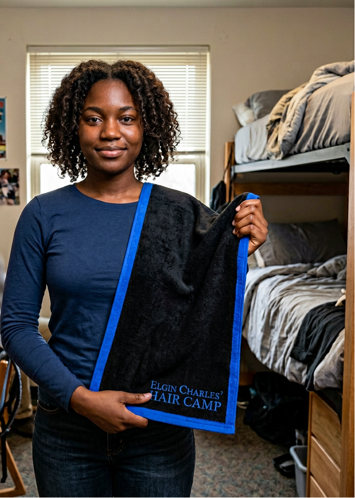 Elgin Charles' Hair Camp Hand Towel