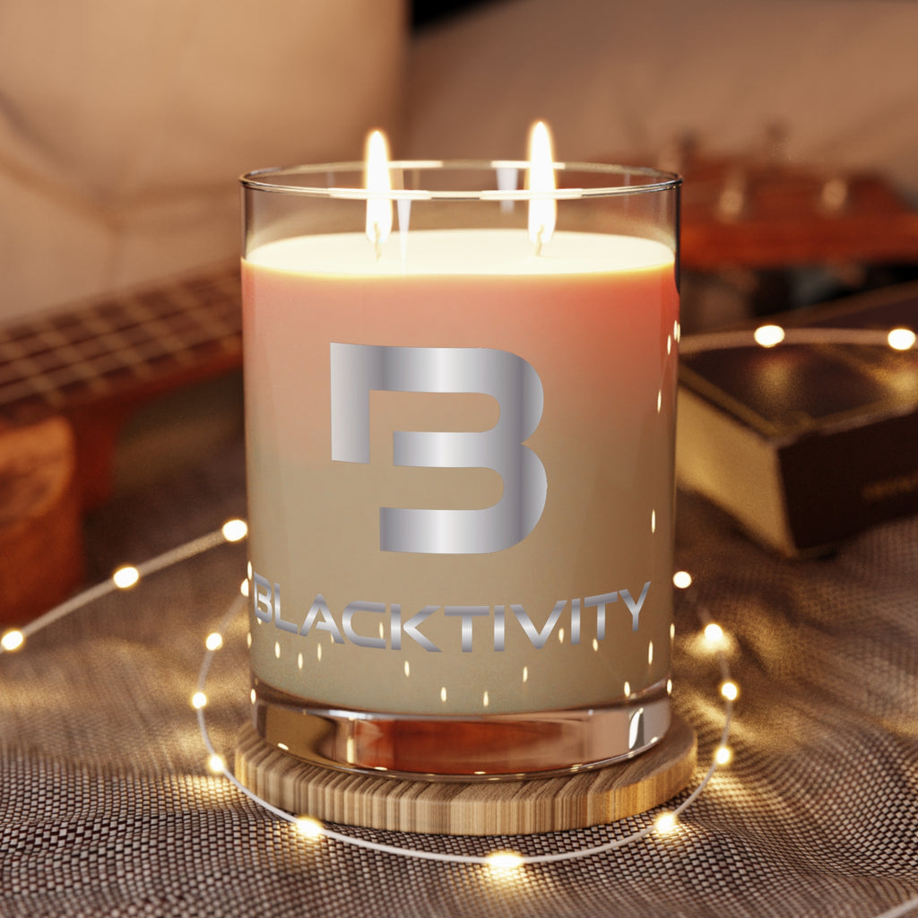Blacktivity Branded Scented Candle - 11oz Full Glass Soy Candle