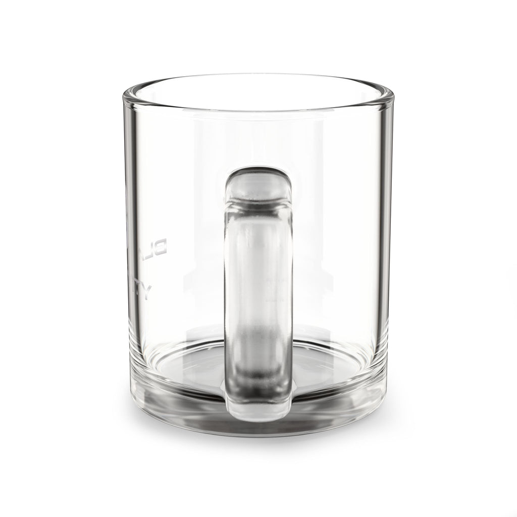 Etched Blacktivity Logo 10oz Clear Glass Mug