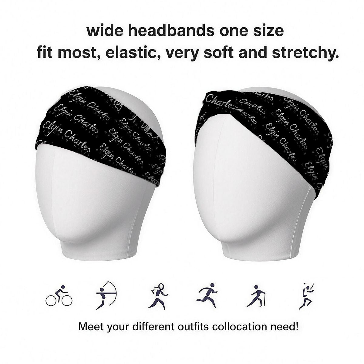 Elgin Charles Beverly Hills Wide Turban Headband