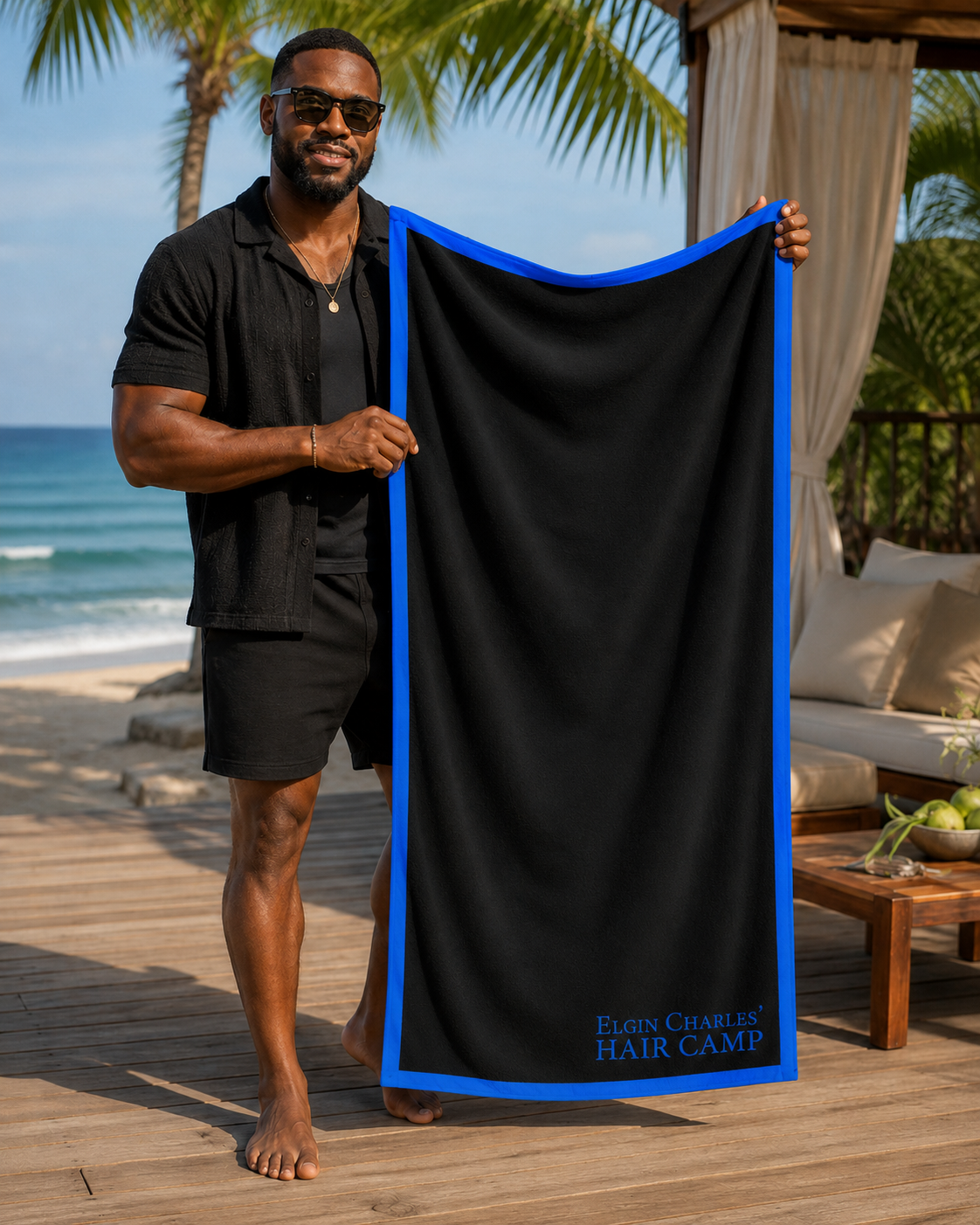 Elgin Charles' Hair Camp Mink/Cotton Bath Towel