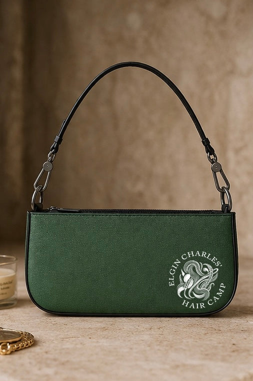 Elgin Charles' Hair Camp Premium Leather Zip Box Bag