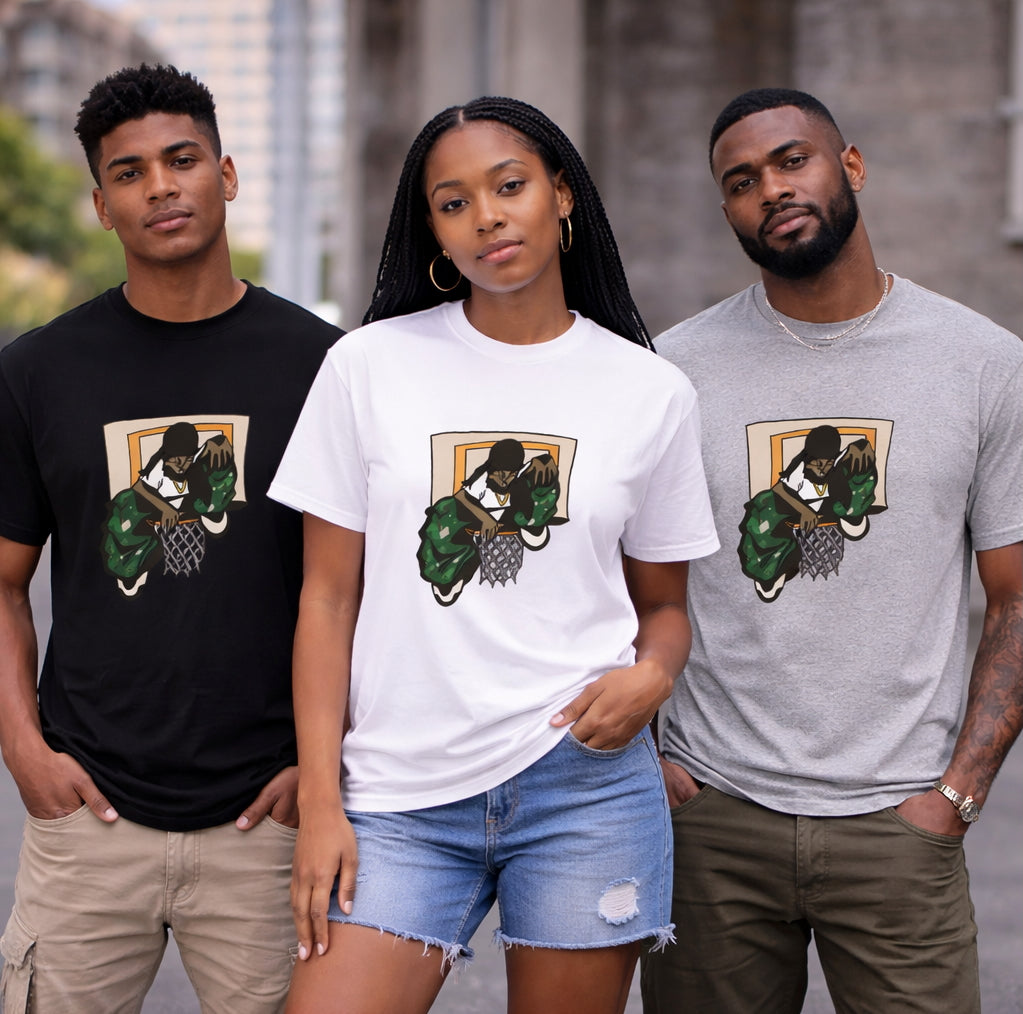 The Backboard Statement Tee — Gildan 5000 Classic