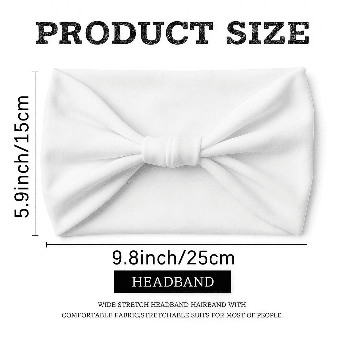 Elgin Charles Beverly Hills Wide Turban Headband