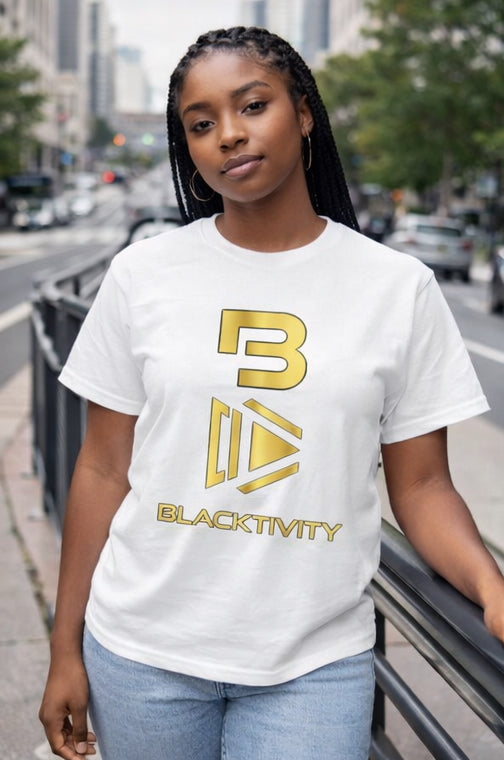 BLACKTIVITY Activate Tee — Gold