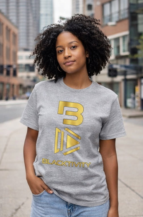 BLACKTIVITY Activate Tee — Gold