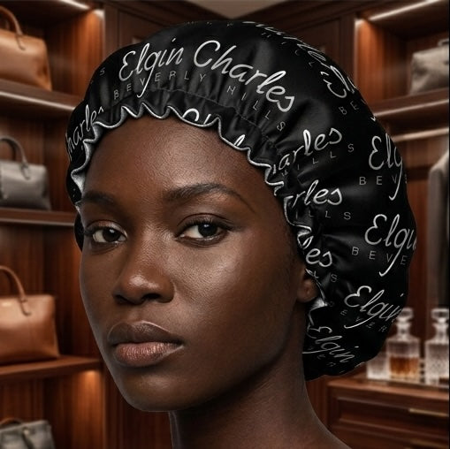 Elgin Charles Beverly Hills Luxury Satin Shower Cap