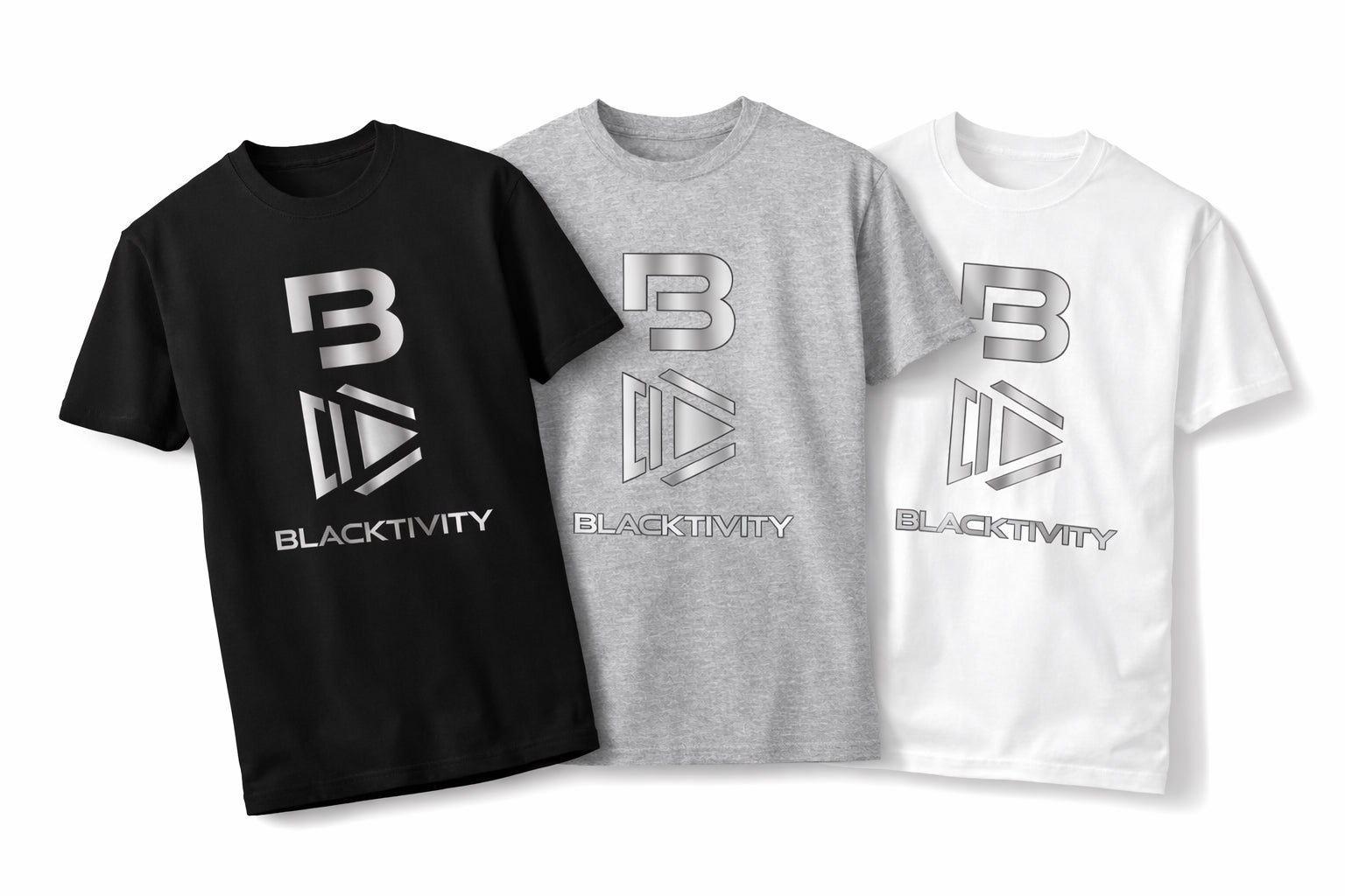 Blacktivity Activate Tee — Silver