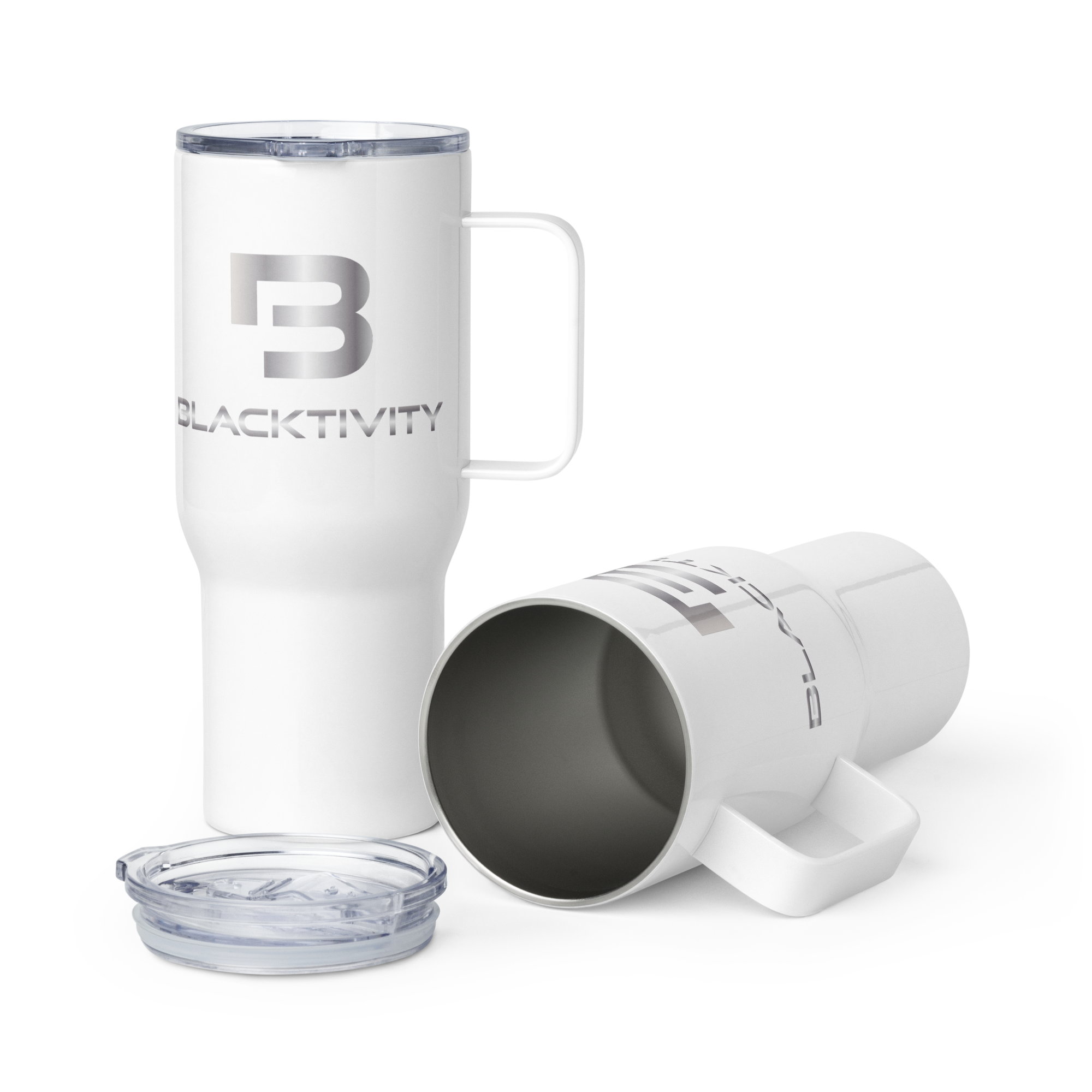 Blacktivity Travel Mug with Handle
