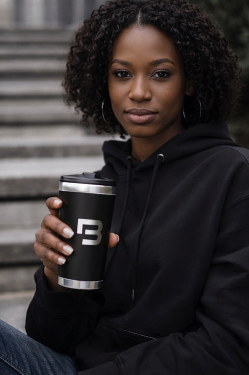Blacktivity Designer Travel Mug — 15.2oz Flask